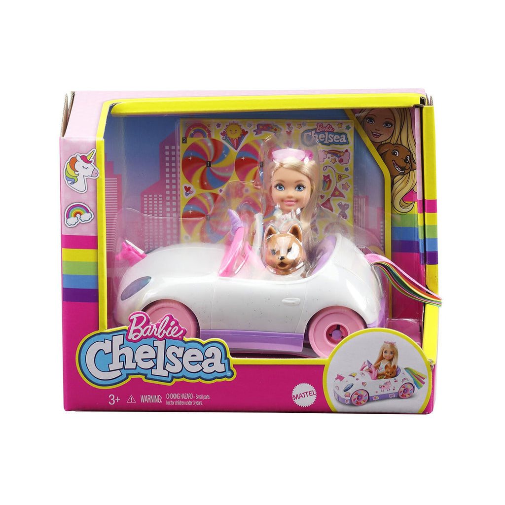 Picture of Barbie Club Chelsea Doll With Car & Dog - by Raja Sahib Kids