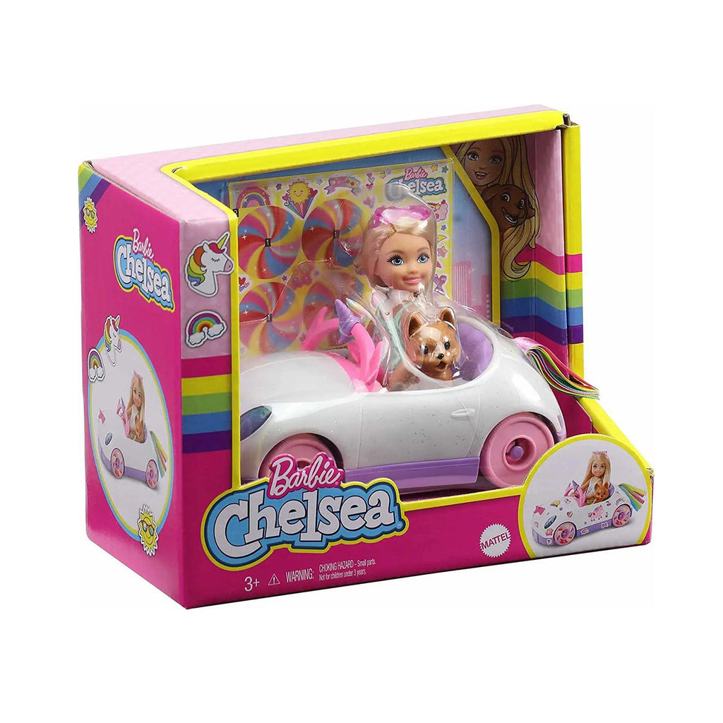 Picture of Barbie Club Chelsea Doll With Car & Dog - by Raja Sahib Kids