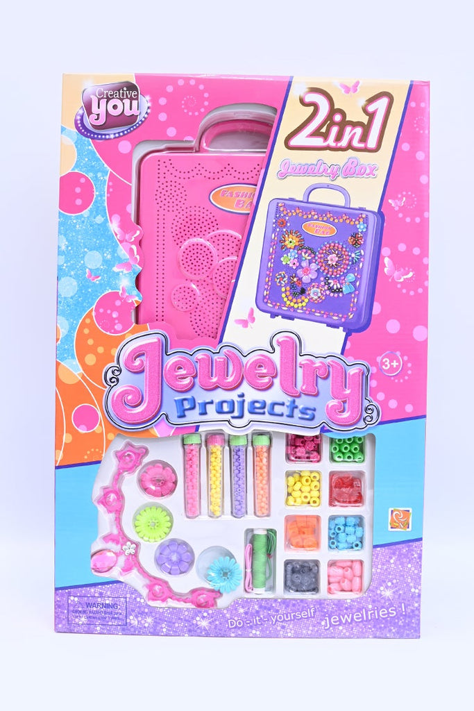 Picture of 2-in-1 Bead Making Set & Jewellery Box - by Raja Sahib Kids