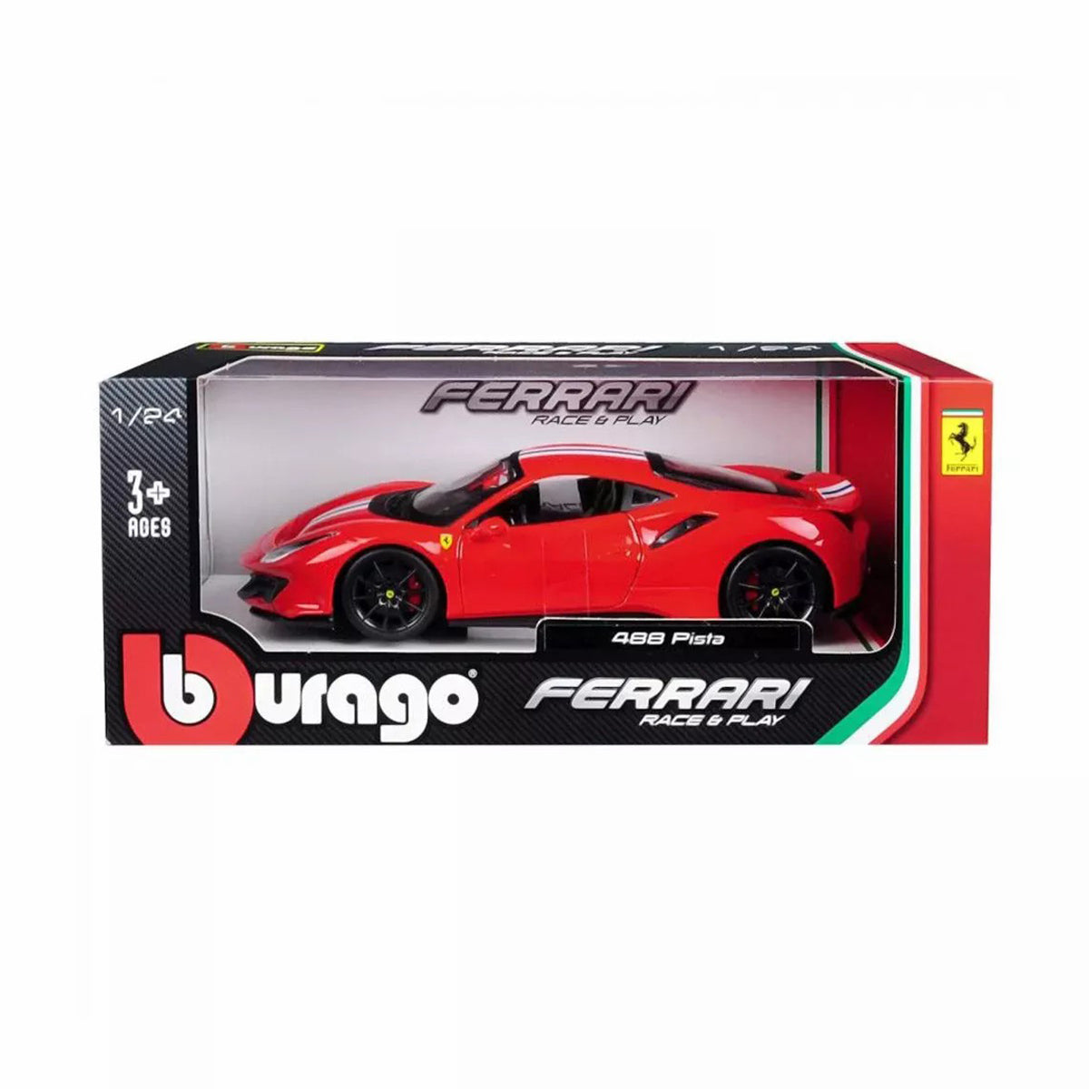 Bburago Ferrari 488 Pista Race Play Die Cast Vehicle – Raja