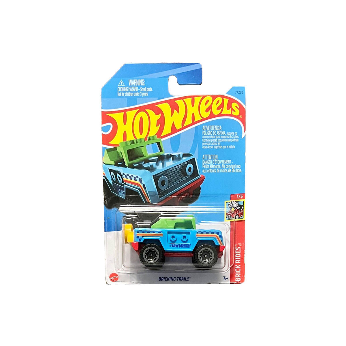 Hot Wheels Bricking Trails Brick Rides 1/5 - 1:64 Scale Die-Cast Car