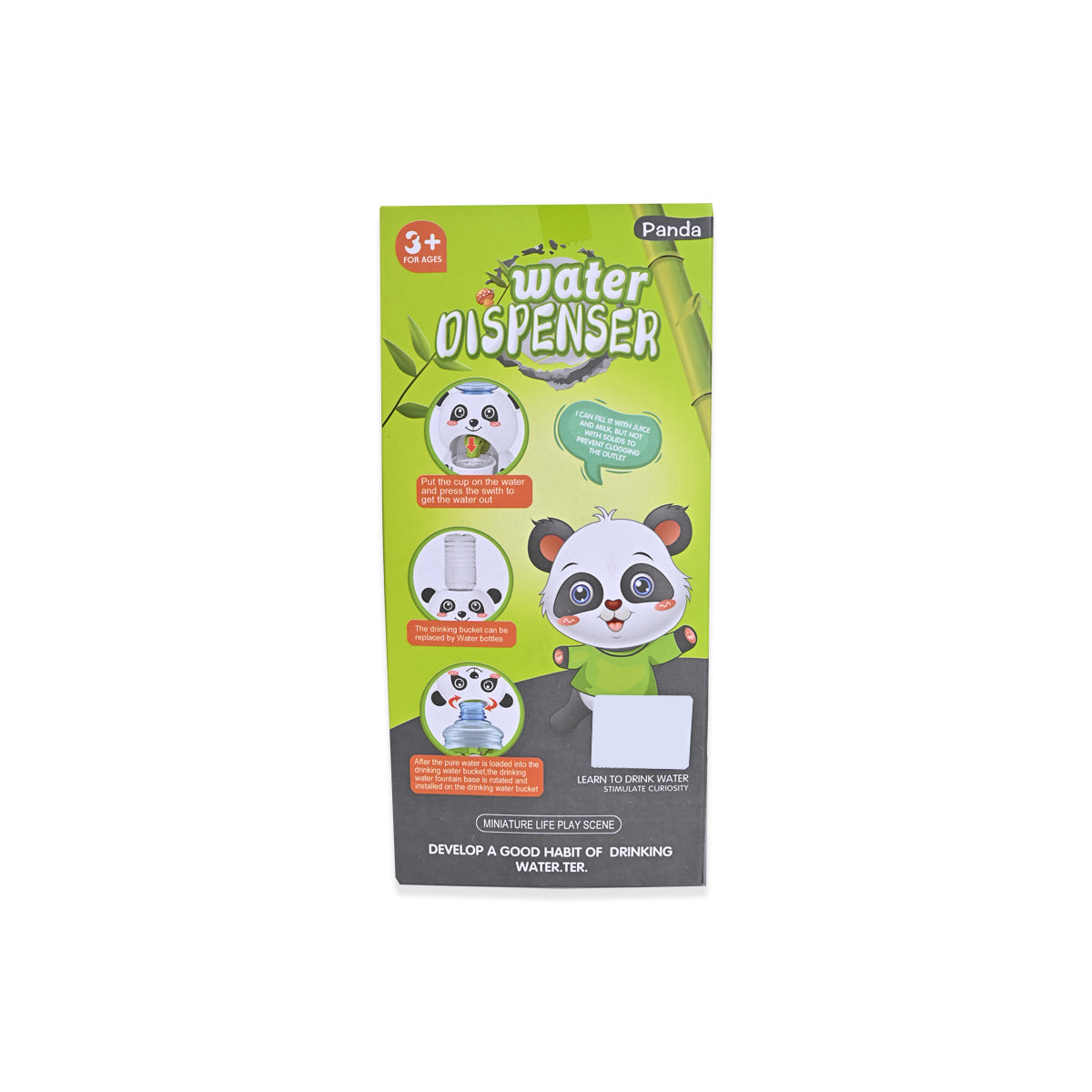 ORFOFE Miniature Panda Water Dispenser For Interactive Press