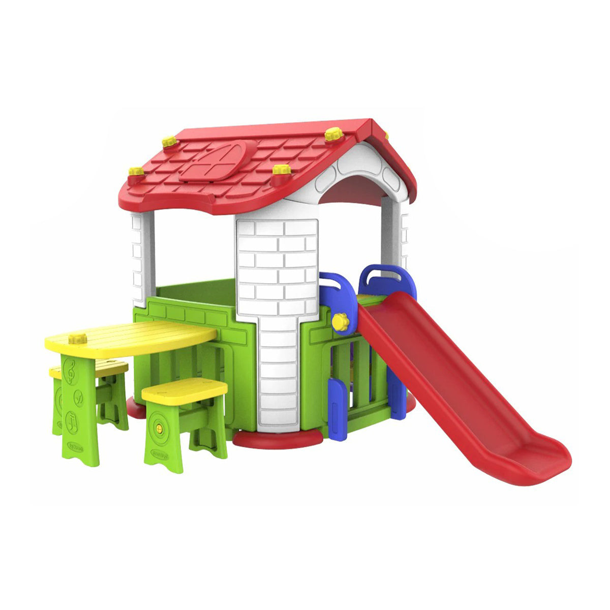 Mini Play House With Slide & Table Set For Kids – Raja Sahib Kids