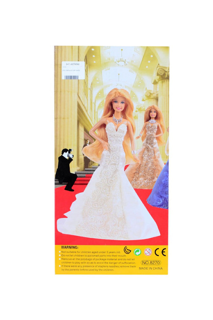 Picture of Defa Lucy Doll Secular route Off White - by Raja Sahib Kids