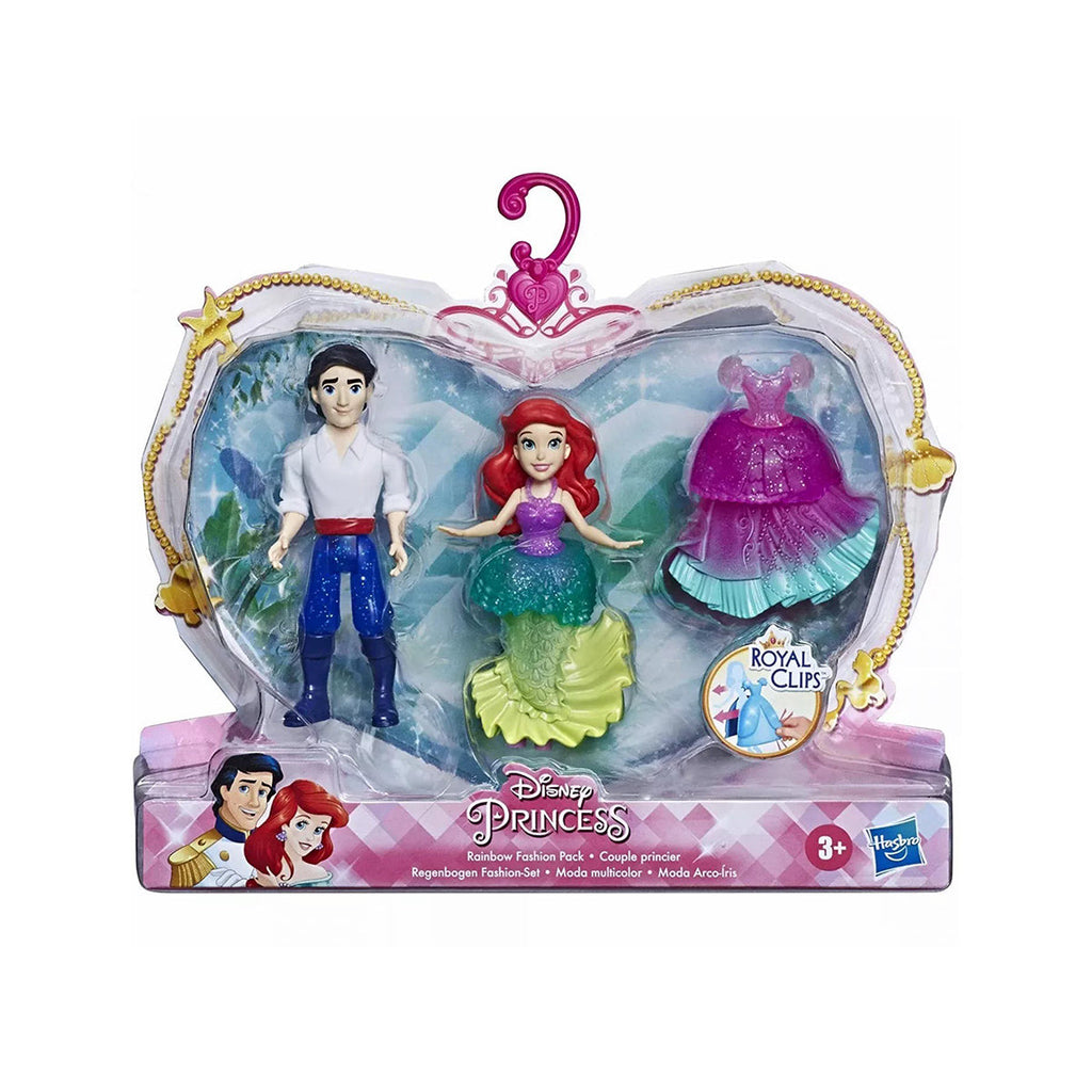 Picture of Hasbro Disney Princess Ariel & Prince Eric Collectible Small Doll Royal Clips - by Raja Sahib Kids