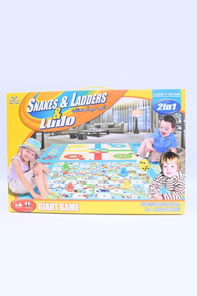 Picture of 2-in-1 Snakes & Ladders & Ludo Game - by Raja Sahib Kids