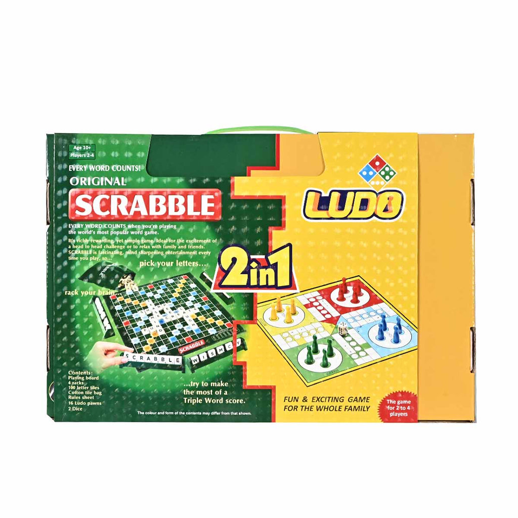 Picture of 2-in-1 Scrabble & Ludo Board Game - by Raja Sahib Kids