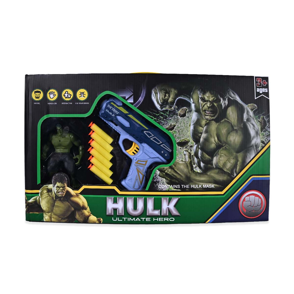 Picture of Avengers Ultimate Hero Soft Bullets Gun - Hulk - by Raja Sahib Kids