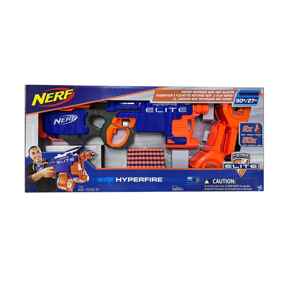 Hasbro Nerf N Strike Elite Hyper Fire Blaster – Raja Sahib Kids