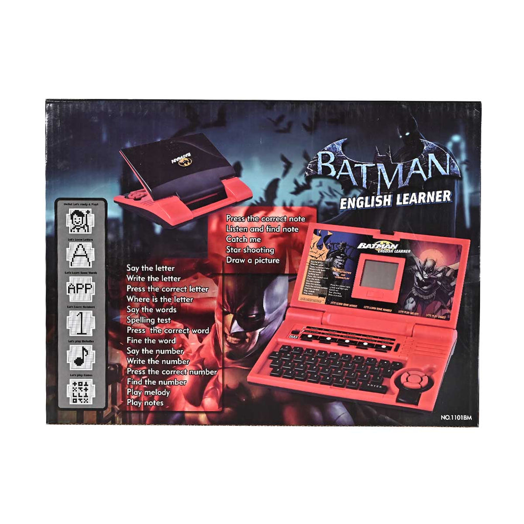 Picture of Battery Operated Batman English Learning Laptop - by Raja Sahib Kids