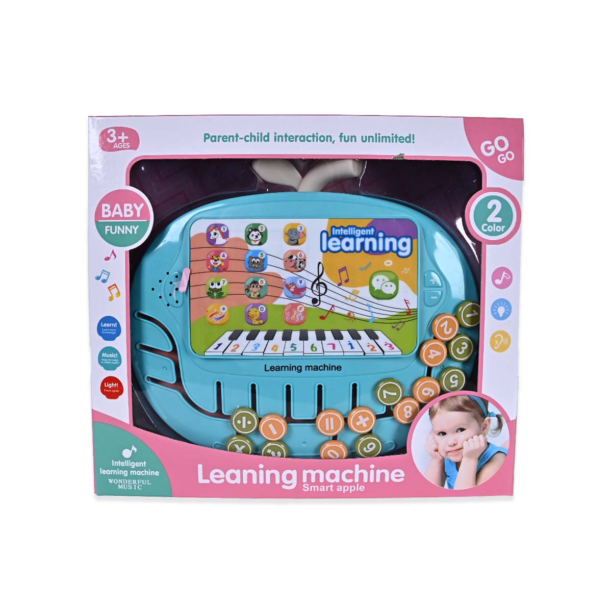 Intelligent Learning Machine Smart Apple - Blue – Raja Sahib Kids