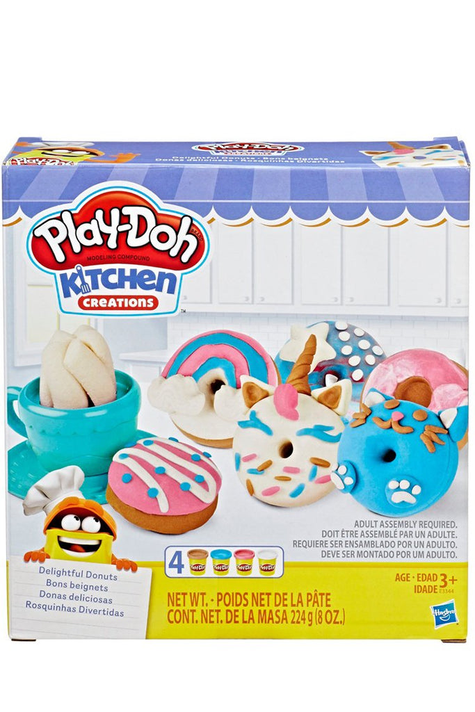 Picture of Play-Doh Kitchen Creations Delightful Donuts Set with 4 Colors - by Raja Sahib Kids