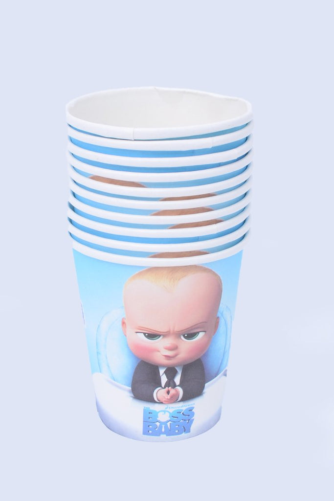 Picture of Boss Baby Birthday Party Cups 10 Pcs - by Raja Sahib Kids