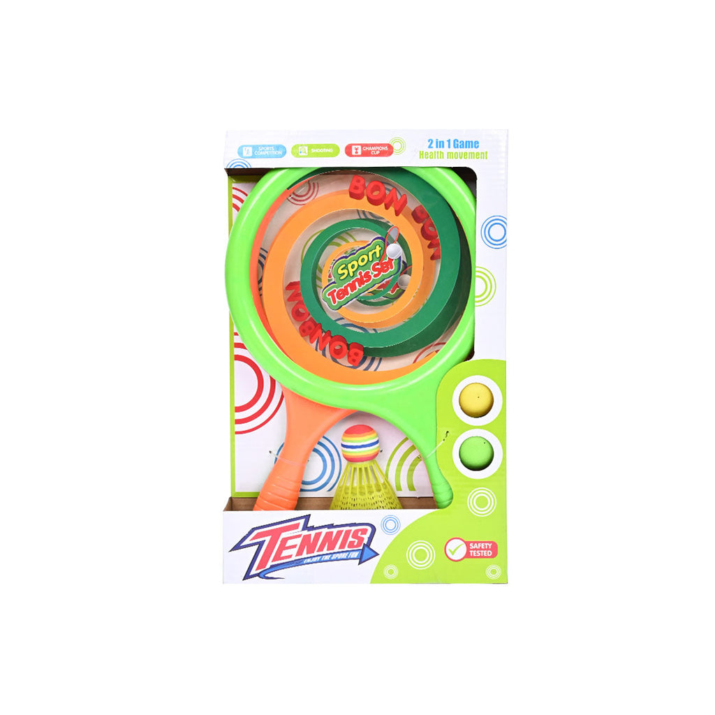 Picture of 2-in-1 Sports Tennis & Racket Play Set - by Raja Sahib Kids