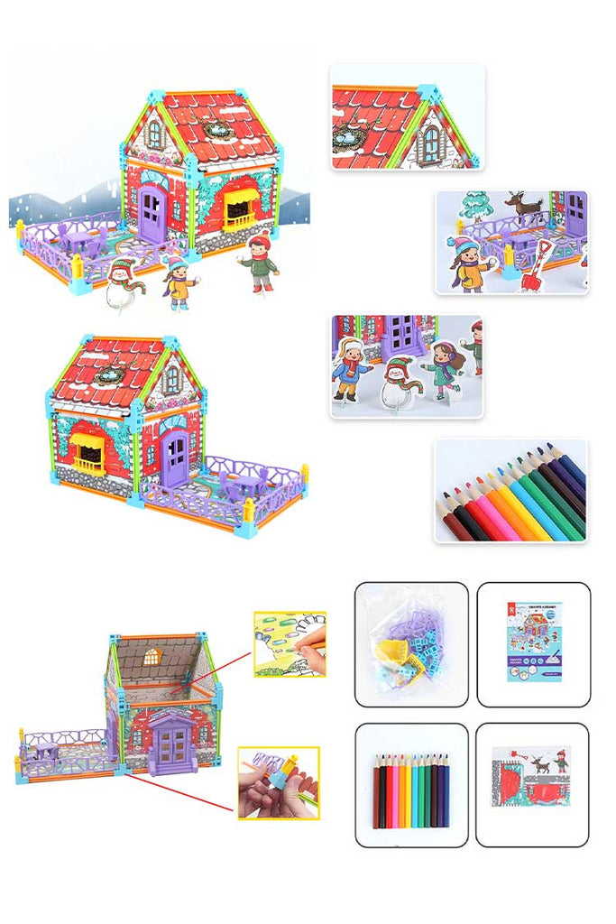 Picture of Graffiti Assembly Secret Cottage 85 Pcs - by Raja Sahib Kids