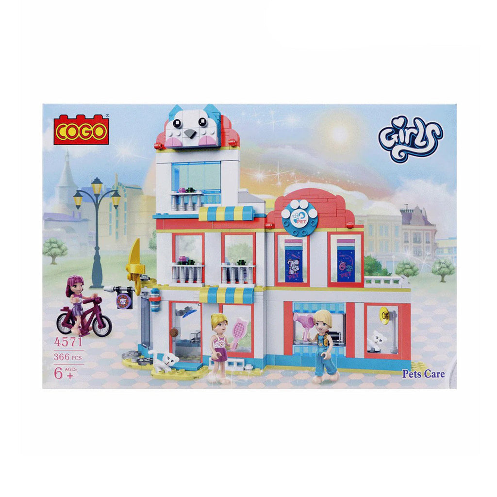 Picture of Cogo Girls Pets Care Building Blocks 366 Pcs - by Raja Sahib Kids