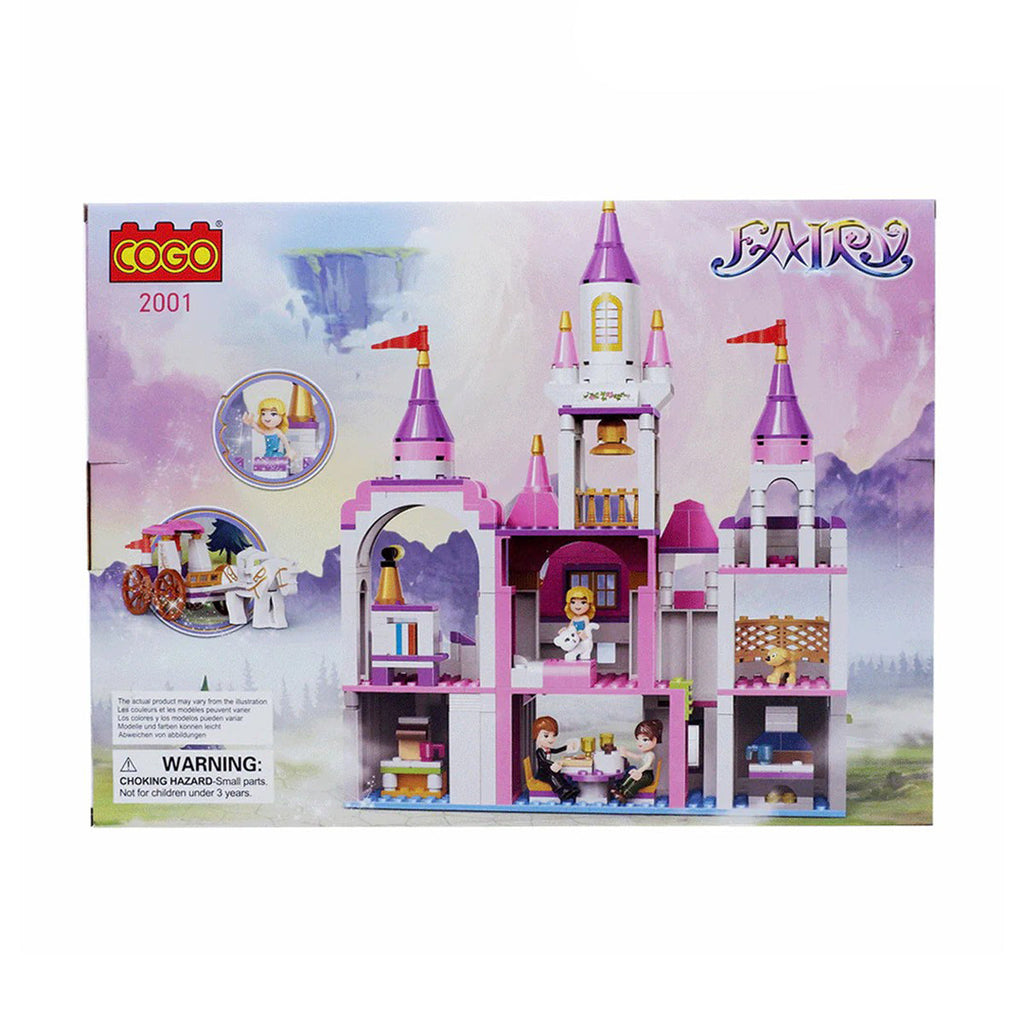 Picture of Cogo Fairy Dream Castle Building Blocks 516 Pcs - by Raja Sahib Kids