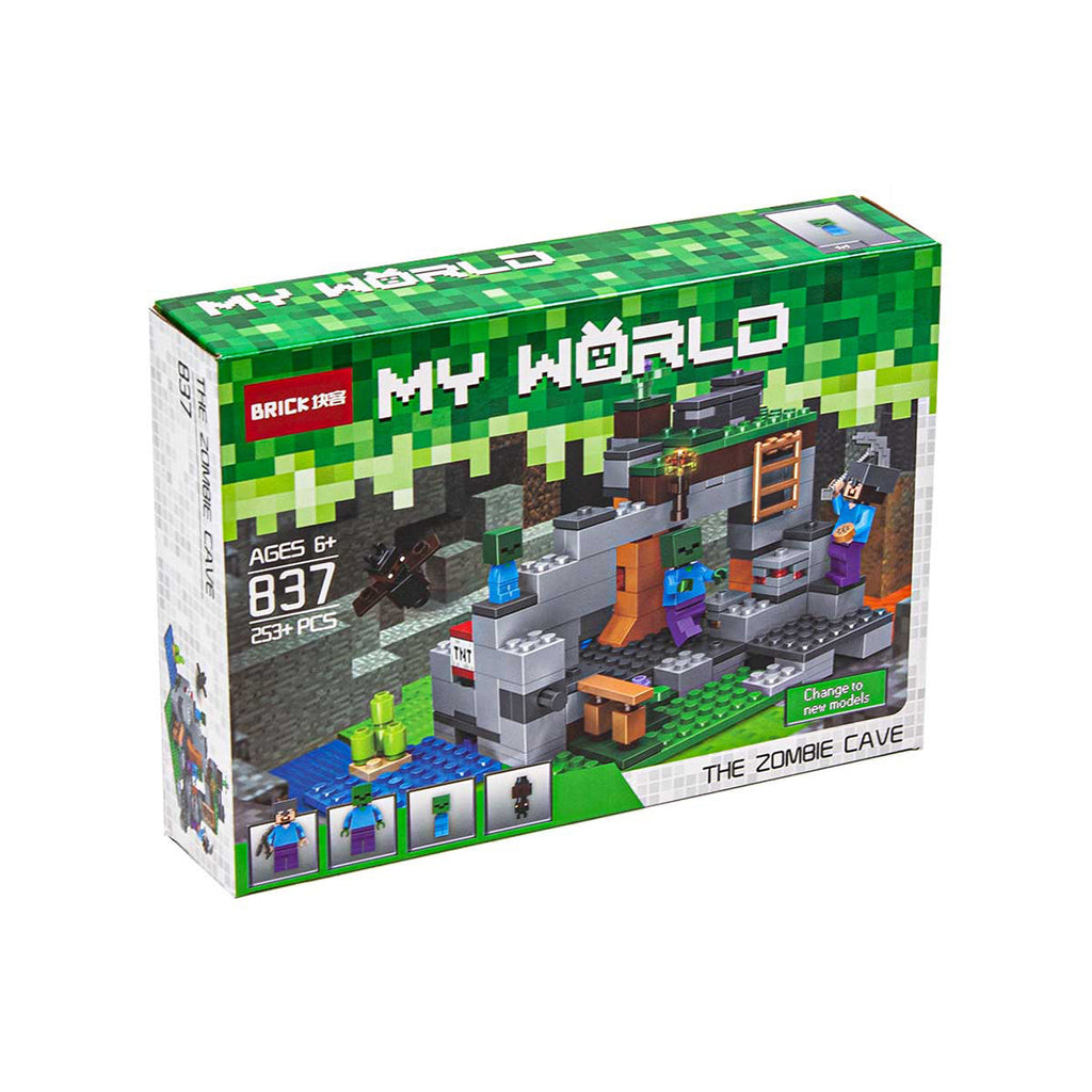 Picture of Brick My World The Zombie Cave Building Blocks 253 Pcs - by Raja Sahib Kids