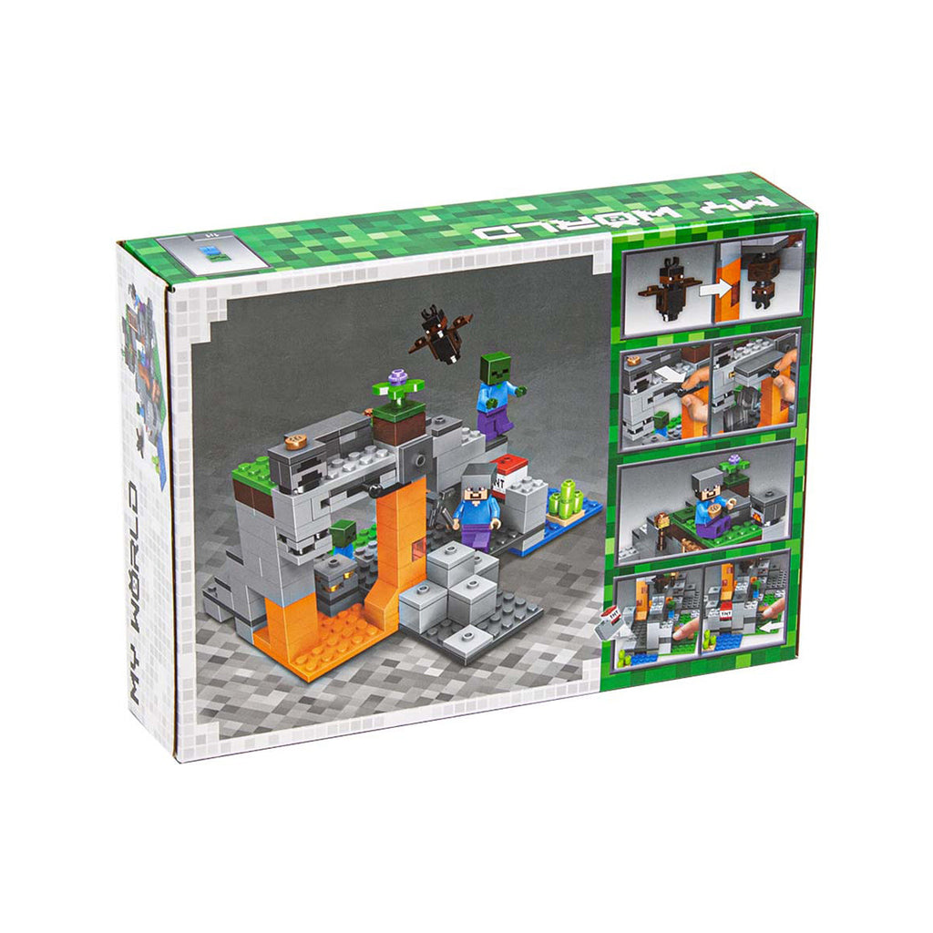 Picture of Brick My World The Zombie Cave Building Blocks 253 Pcs - by Raja Sahib Kids