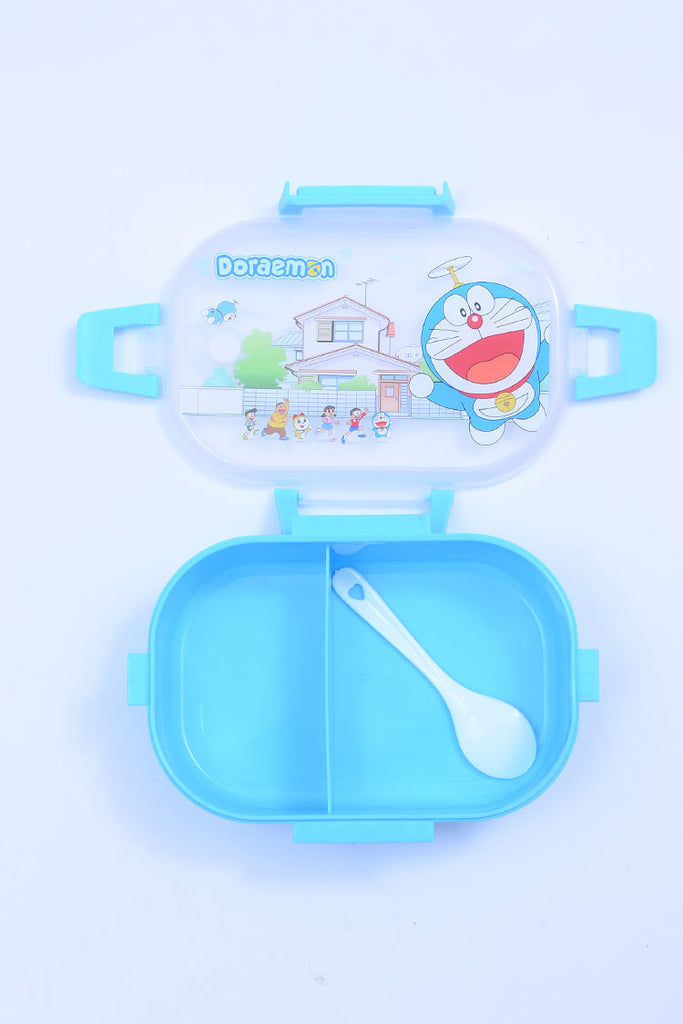 Picture of 2-Compartment Lunch Box With Spoon - Doraemon - by Raja Sahib Kids