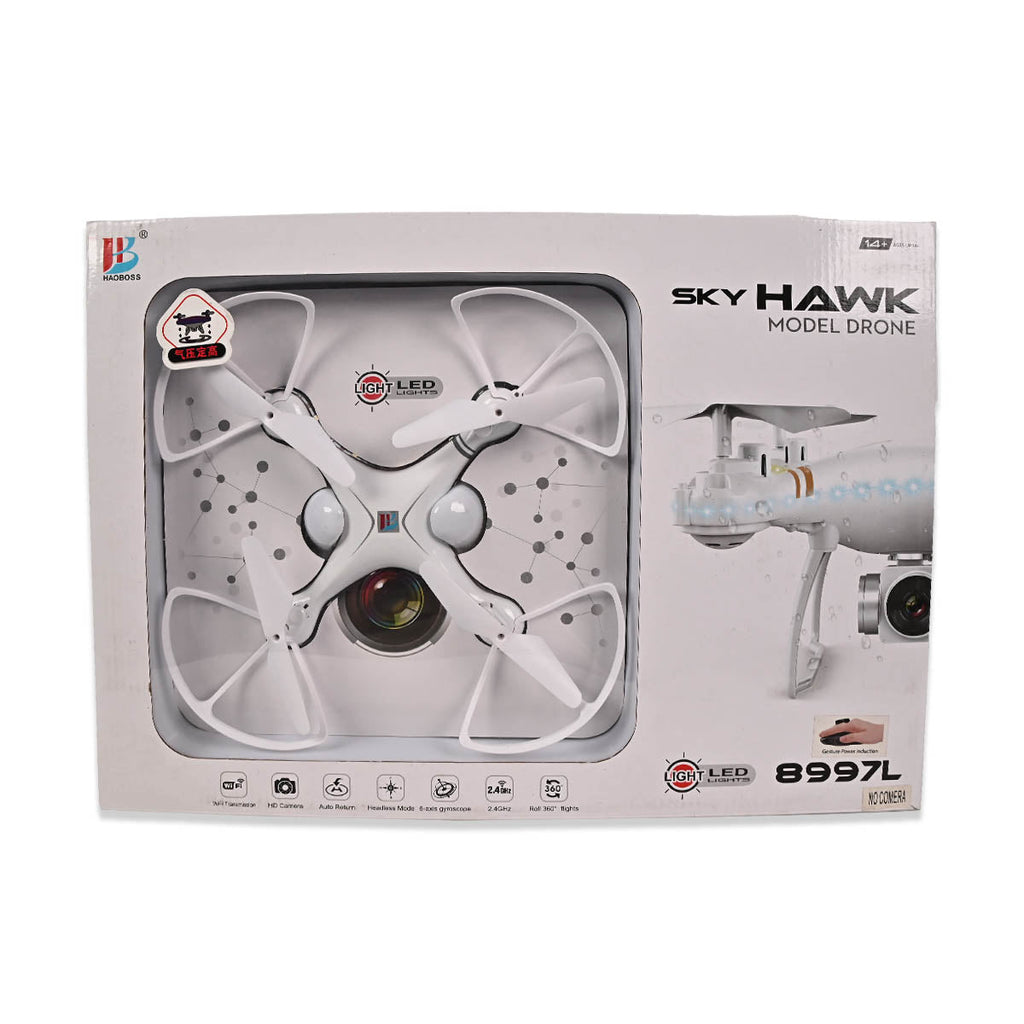 Remote Control Sky Hawk Model Drone - White