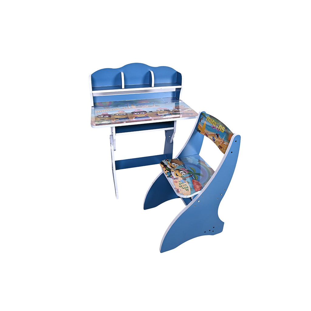 Picture of Kids Portable Study Table & Chair Minions - by Raja Sahib Kids