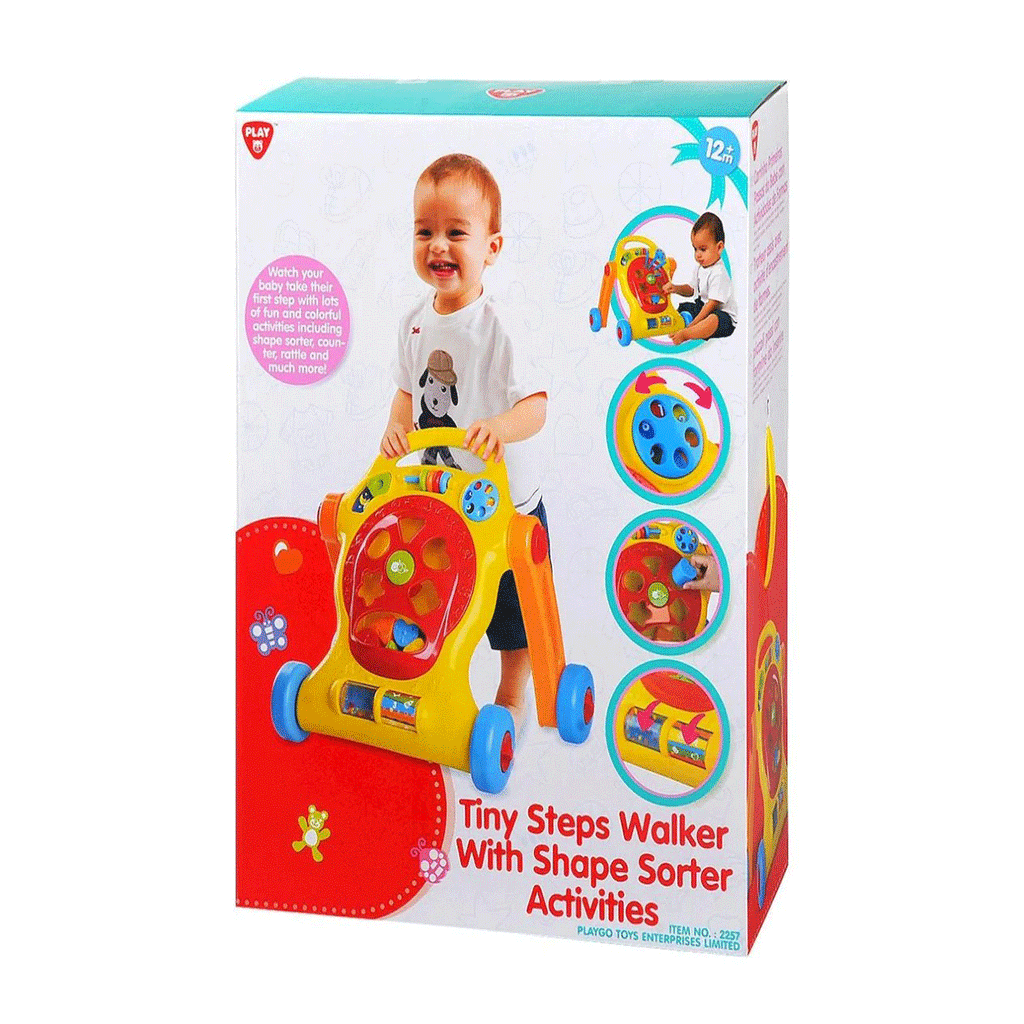 PlayGo Tiny Steps Walker With Shape Sorter Activity