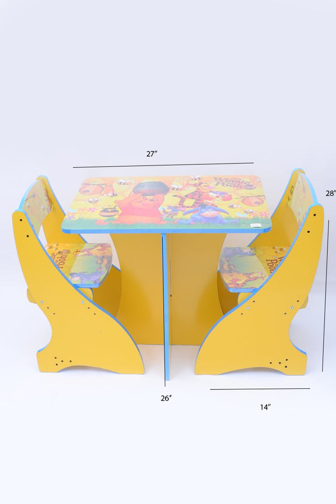 Picture of Kids Portable Study Table & Chair Winnie The Pooh - by Raja Sahib Kids