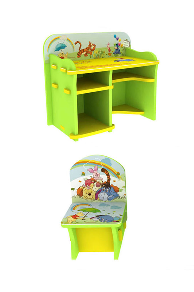 Picture of Disney Winnie The Pooh Foaming Table & Chair Yellow For Kid's - by Raja Sahib Kids