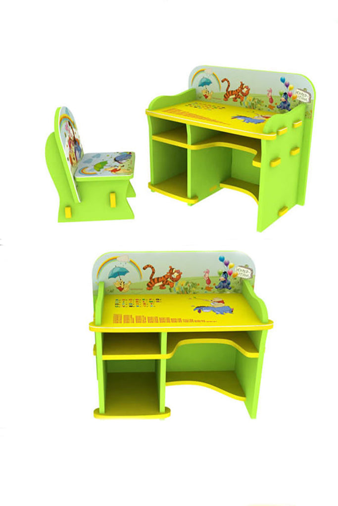 Picture of Disney Winnie The Pooh Foaming Table & Chair Yellow For Kid's - by Raja Sahib Kids