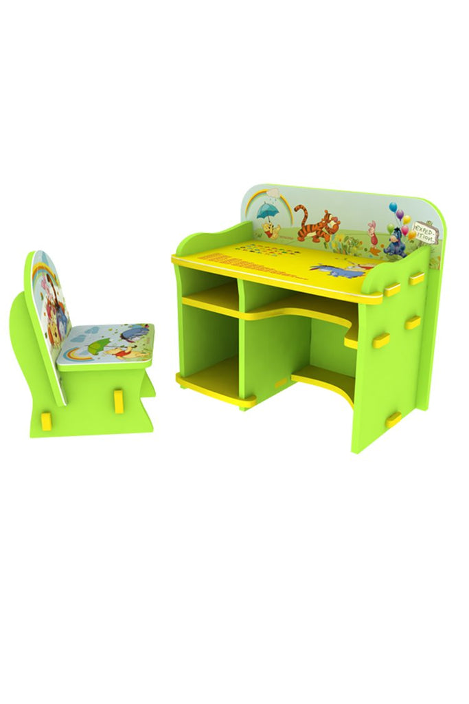 Picture of Disney Winnie The Pooh Foaming Table & Chair Yellow For Kid's - by Raja Sahib Kids