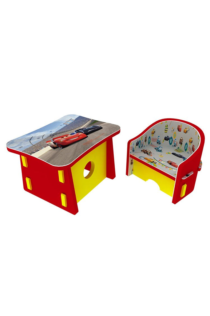 Picture of Disney Pixar Racing Foaming Table & Chair Red For Kid's - by Raja Sahib Kids