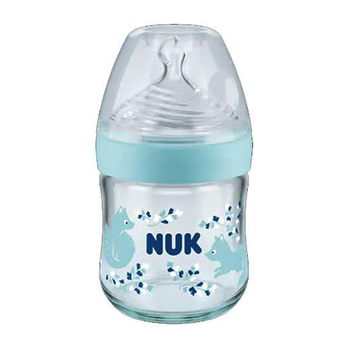 NUK Nature Sense Glass Baby Feeding Bottle With Temperature