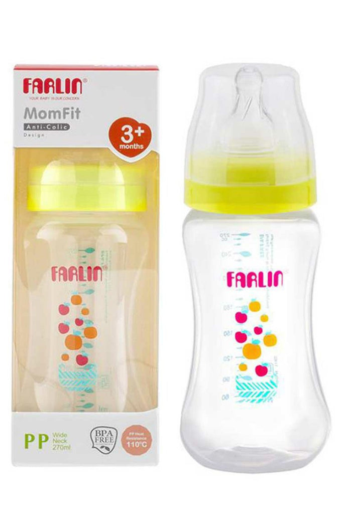 Picture of Farlin Mom Fit Anti-Colic PP Wide Neck 270 Ml - by Raja Sahib Kids