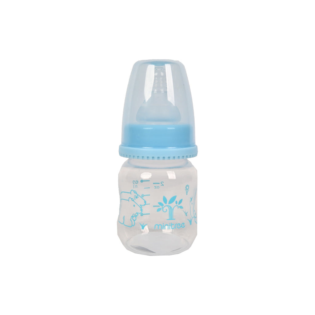 Picture of Mini Tree Feeding Bottle 60ml - Blue - by Raja Sahib Kids
