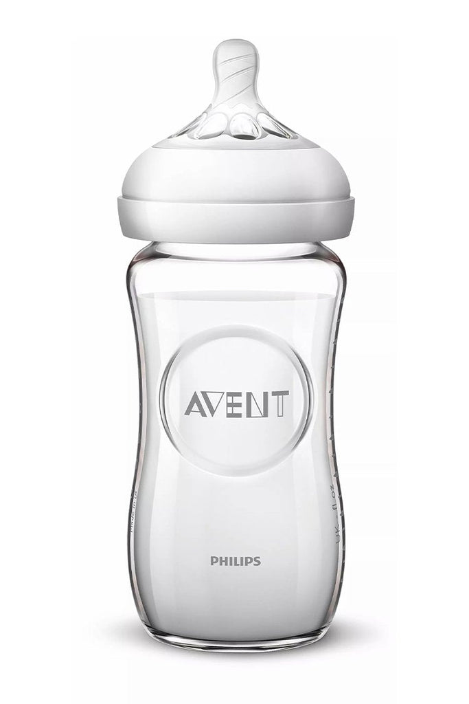 Picture of Avent Natural Glass Feeder Bottle 240 Ml - Scf673/13 - by Raja Sahib Kids