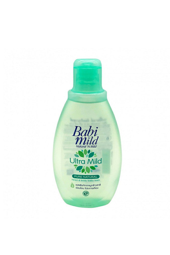 Picture of Babi Mild Ultra Mild Pure Natural Head & Body Baby Bath 200 ML - by Raja Sahib Kids