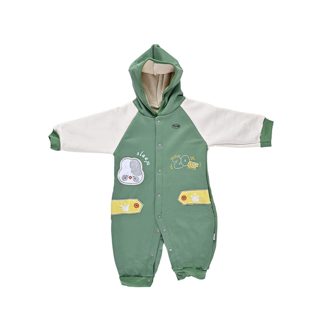 Picture of Newborn Infant Baby Romper Hooded - by Raja Sahib Kids