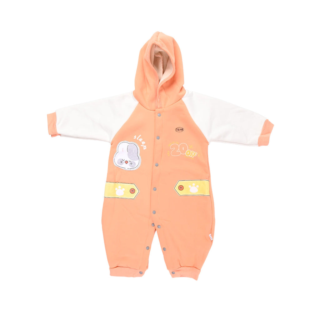 Picture of Newborn Infant Baby Romper Hooded - by Raja Sahib Kids