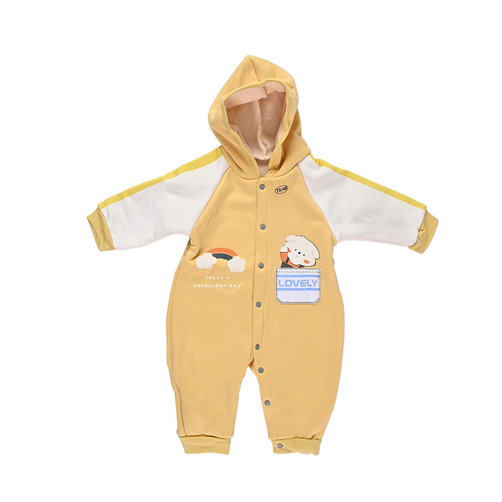 Picture of Newborn Infant Baby Romper Hooded - by Raja Sahib Kids