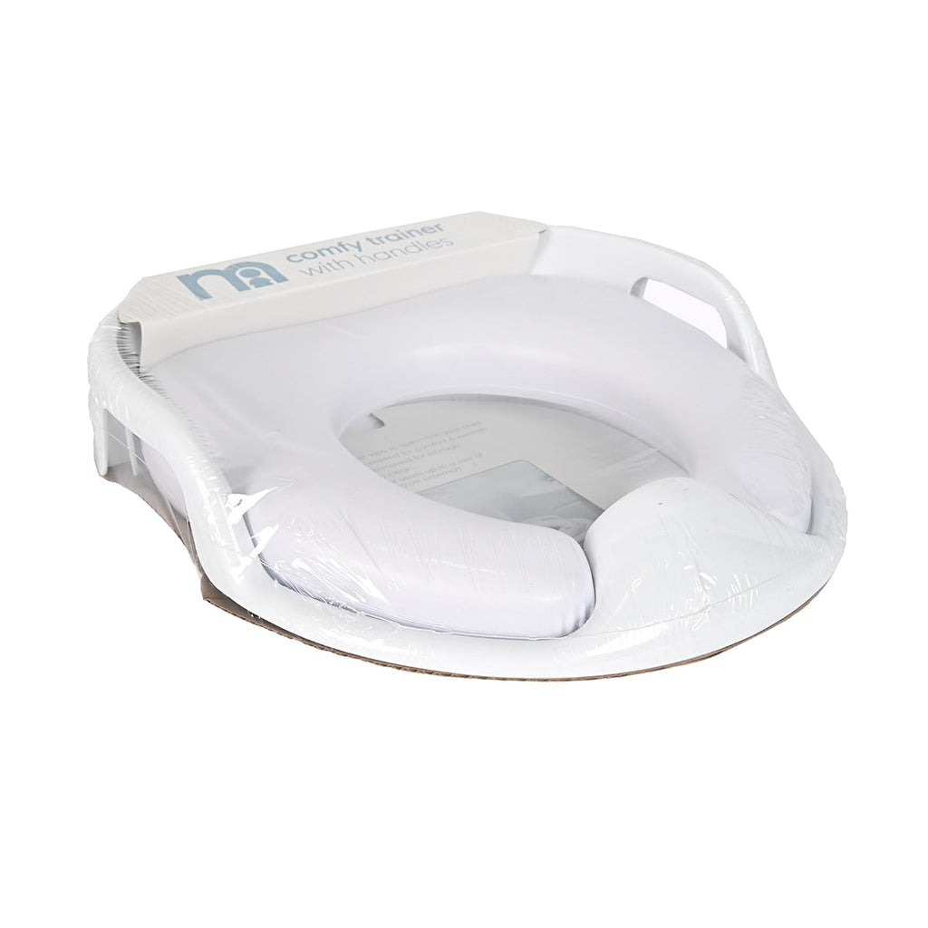 Commode Raja Soft Toilet Commode Comfy Trainer With handles White – Raja Sahib Kids