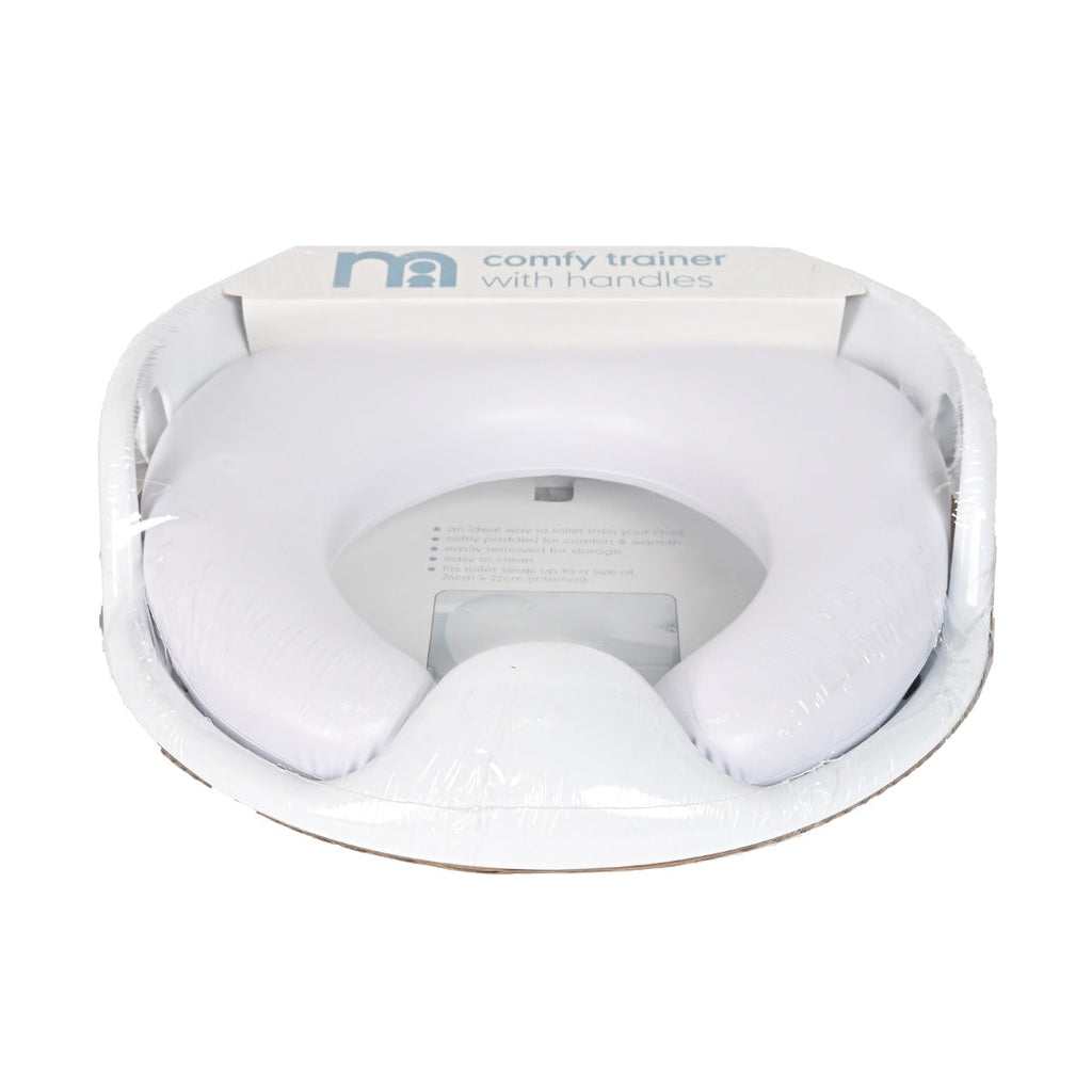 Commode Raja Soft Toilet Commode Comfy Trainer With handles White – Raja Sahib Kids