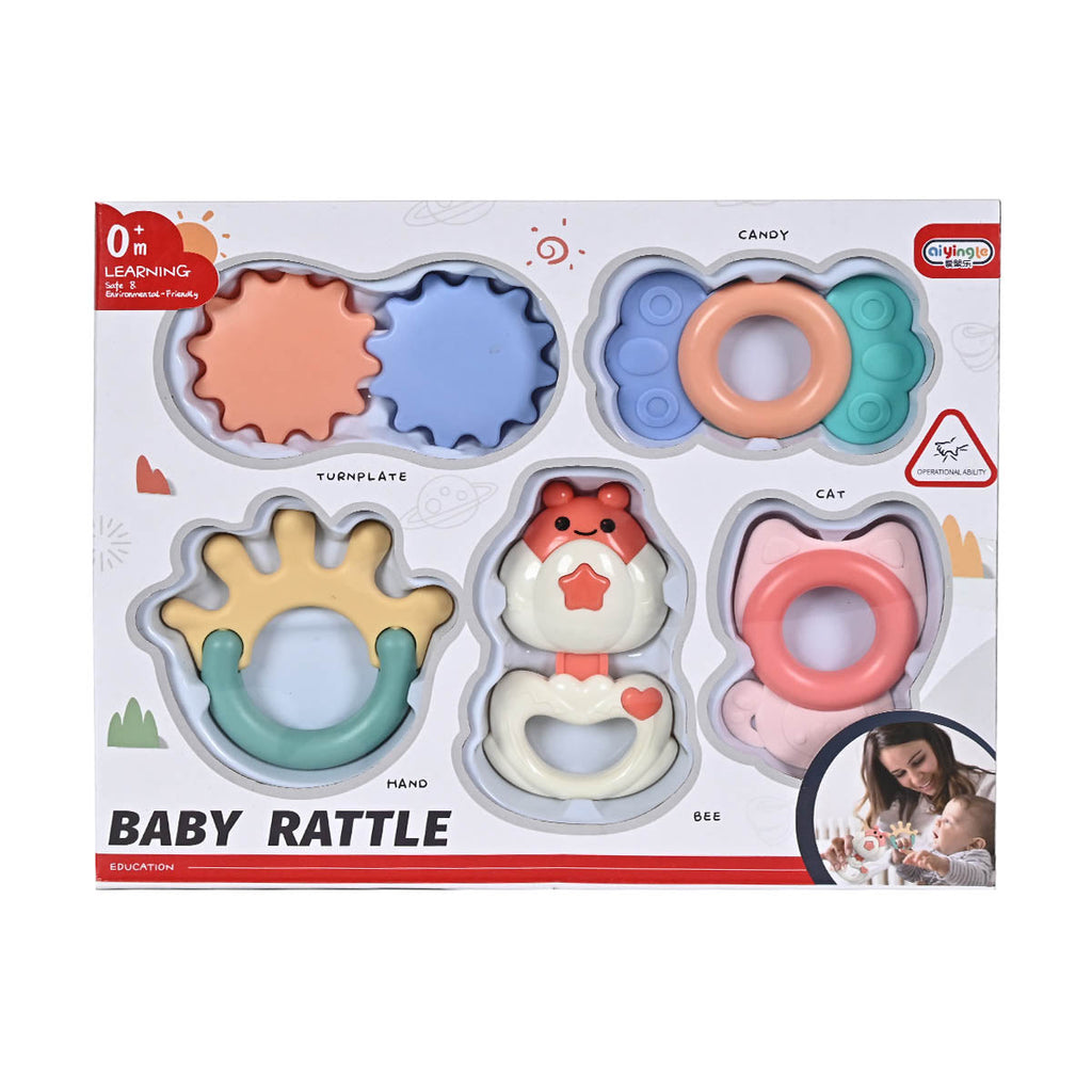 Picture of Learning Baby Rattle 5 Pcs Set - by Raja Sahib Kids