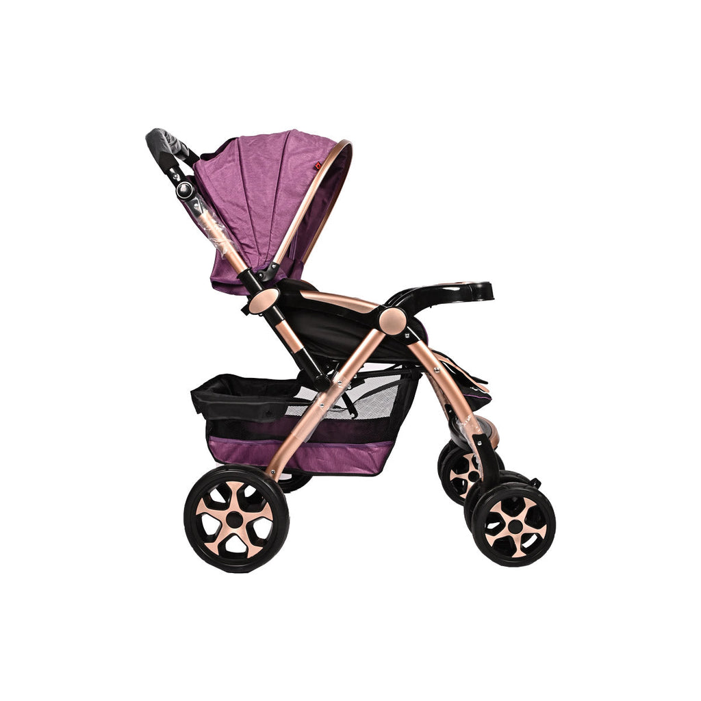 Picture of Baby Stroller-Purple - by Raja Sahib Kids