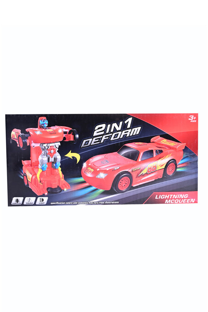 Picture of 2-in-1 Deform Lightning McQueen Transform Car - by Raja Sahib Kids