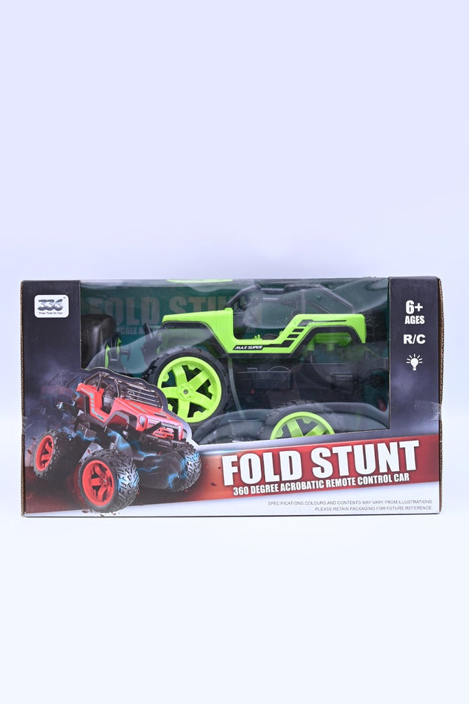 Picture of 360 Degree Acrobatic Remote Control Fold Stunt Car Green - by Raja Sahib Kids