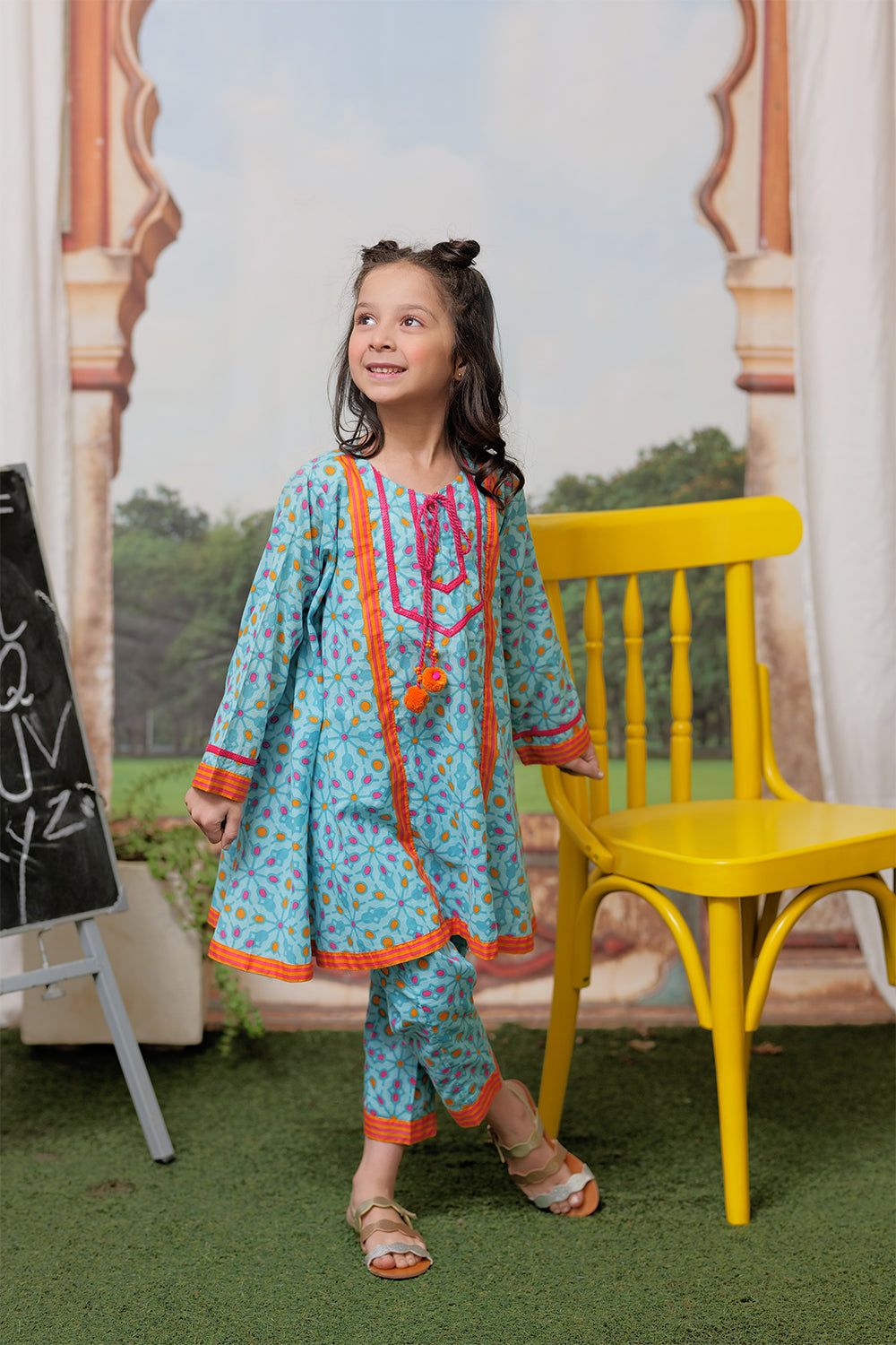 Kids lawn outlet dress