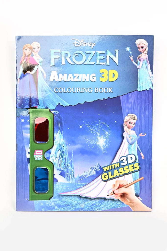 Picture of Amazing 3D Coloring Book With 3D Glasses - by Raja Sahib Kids