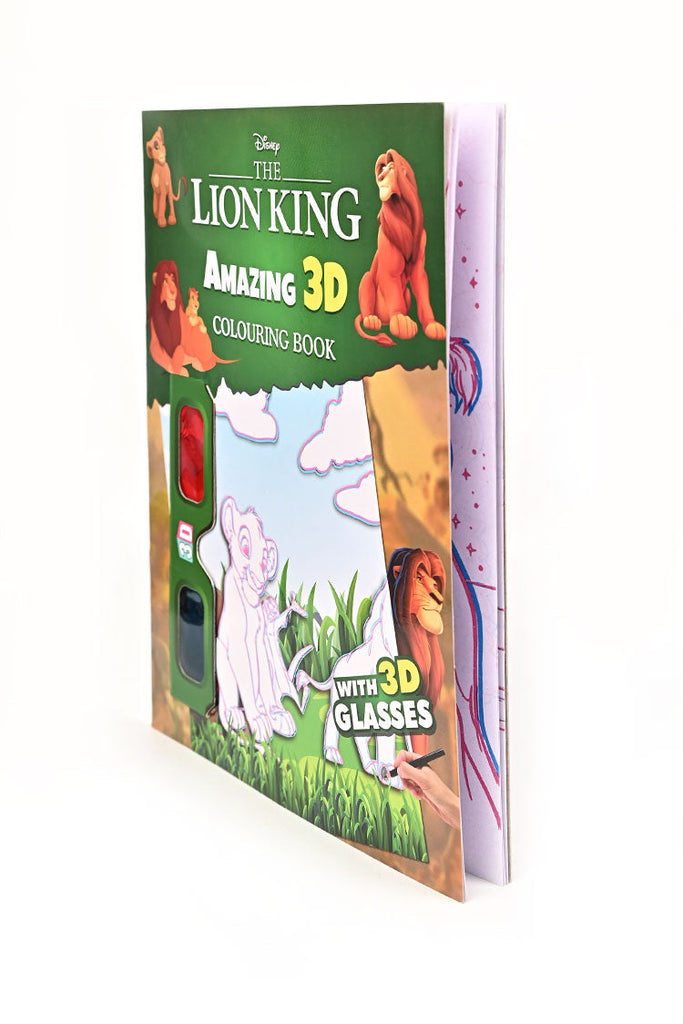 Picture of Amazing 3D Coloring Book With 3D Glasses - by Raja Sahib Kids