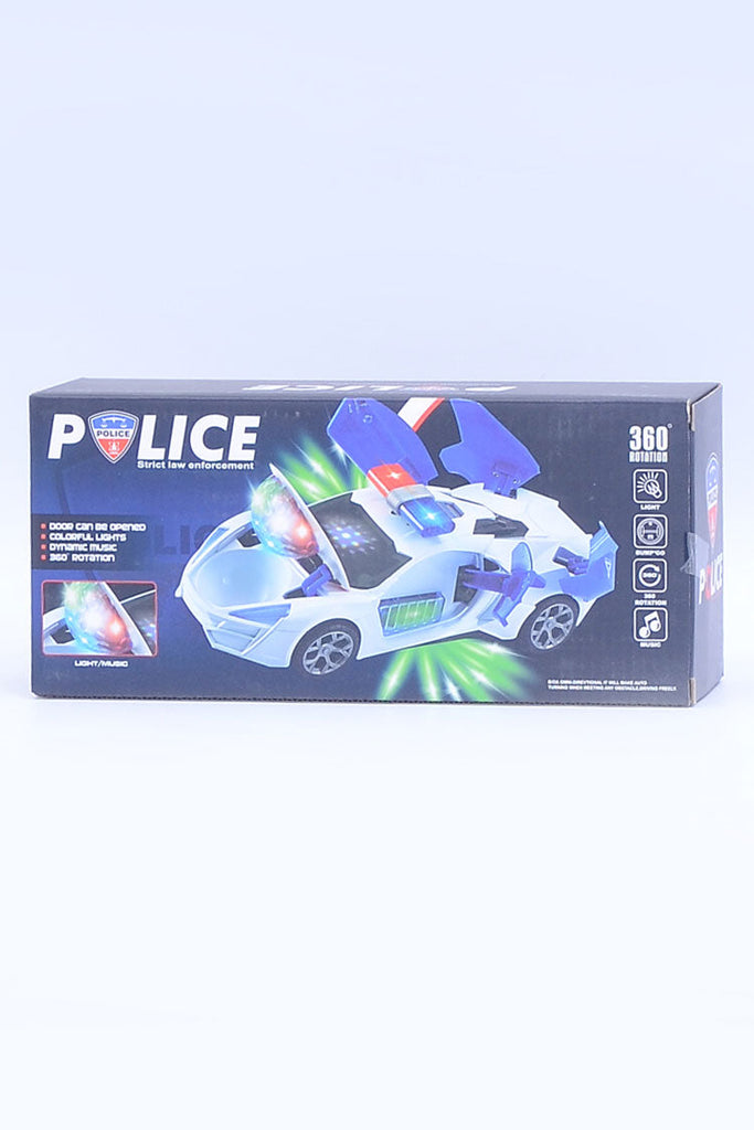 Picture of Battery Operated Police Strict Law Enforcement Musical Car - by Raja Sahib Kids